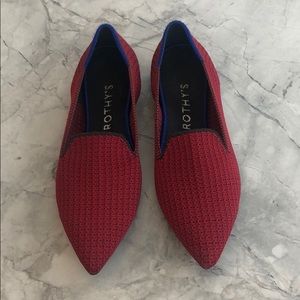 Rothy’s size 9 Red / Blue / Little black stitch